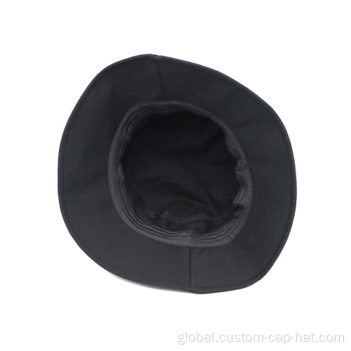 Blank Bucket Hat Black Cotton Bucket Hat Cap Manufactory